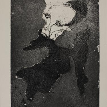 Sans titre, mars 1955, eau-forte et aquatinte, 20x15cm, K-B 5